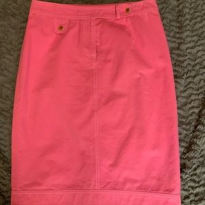 DAVID MEISTER PINK COTTON SKIRT